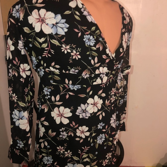 Suzy Shier Long Wrap Dress, Never Been Worn - Picture 4 of 5